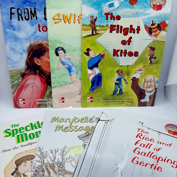 Lot of 20 McGraw Hill Leveled Books Reading Clean Pages Assortment - Picture 7 of 13